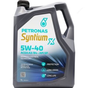PETRONAS Syntium X 5W-40 Fully Synthetic Car Engine Oil 5L